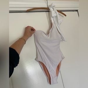 J. Crew Women's One Shoulder Tie Bathing Suit New Size 4 One Piece